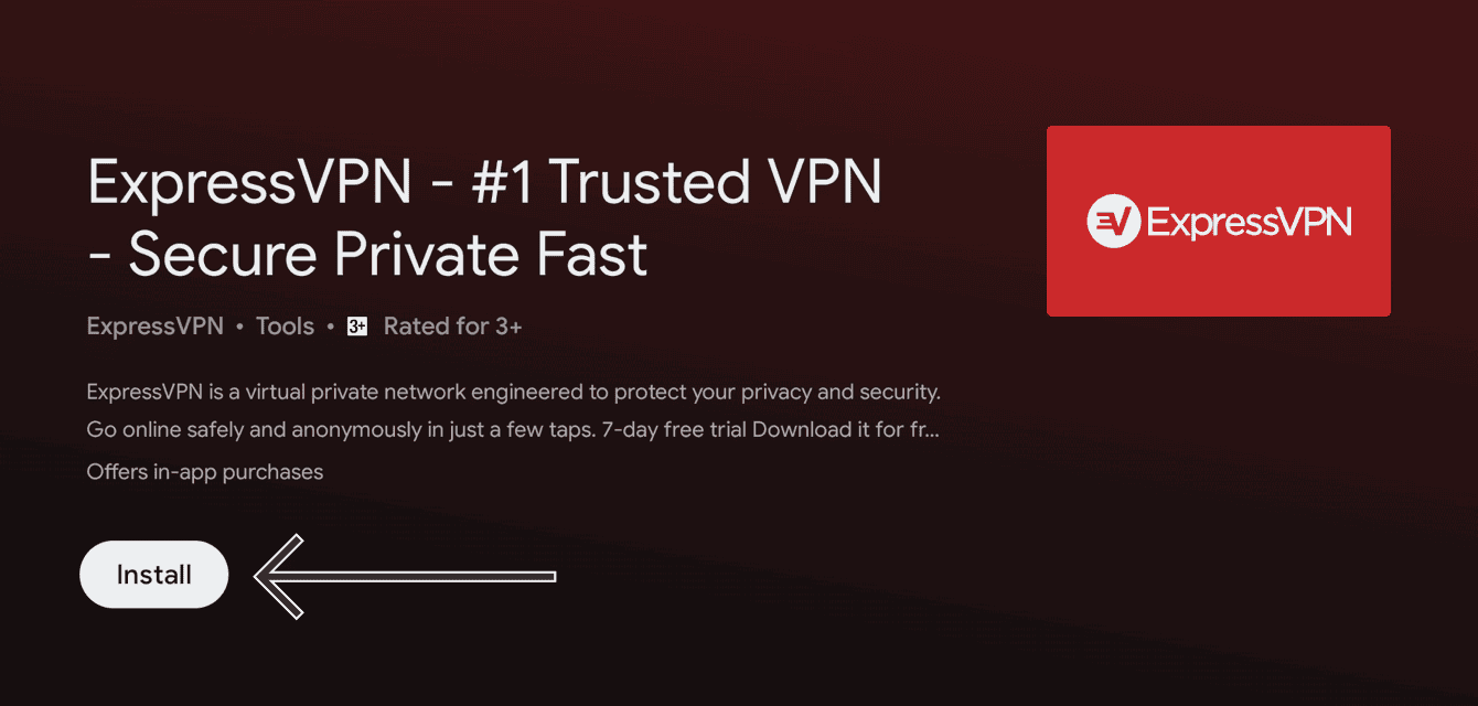 Select “Install.”