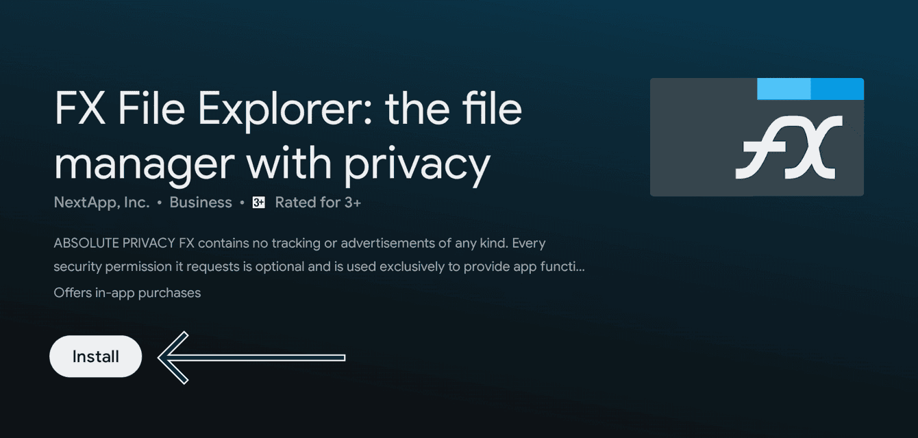 Select “Install.”
