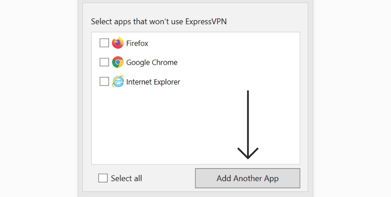 Click “Add Another App.”