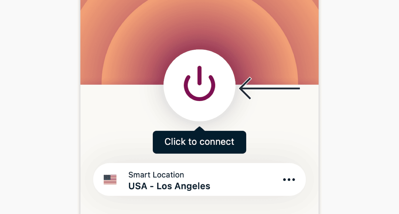 Click the On Button to connect.
