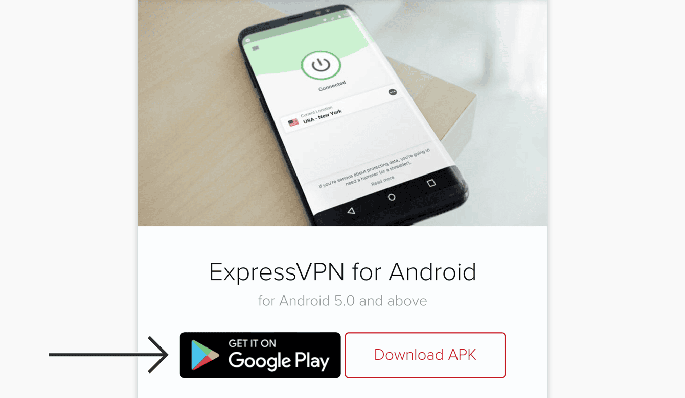 Tap “Get it on Google Play.”