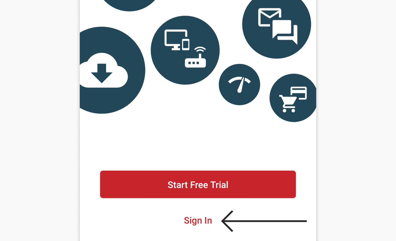 Tap “Sign In.”