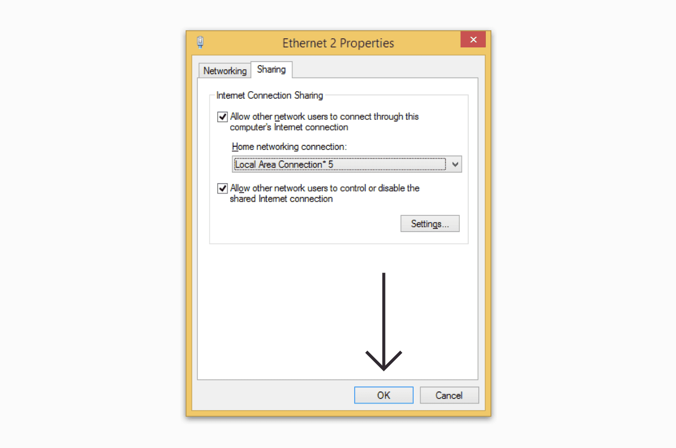 Click "OK."