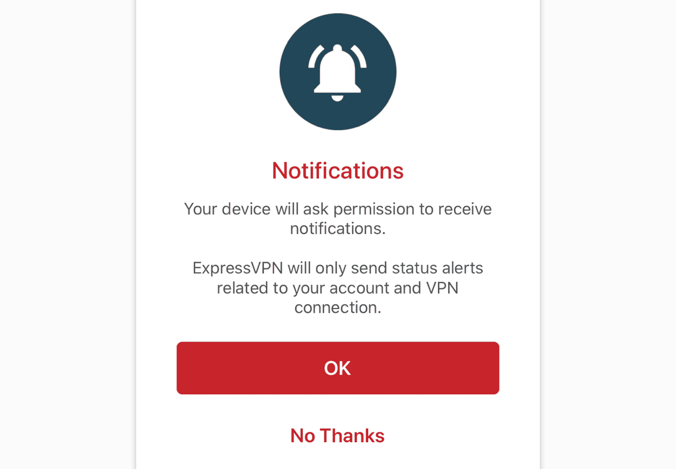 Select your preference for receiving notifications. 