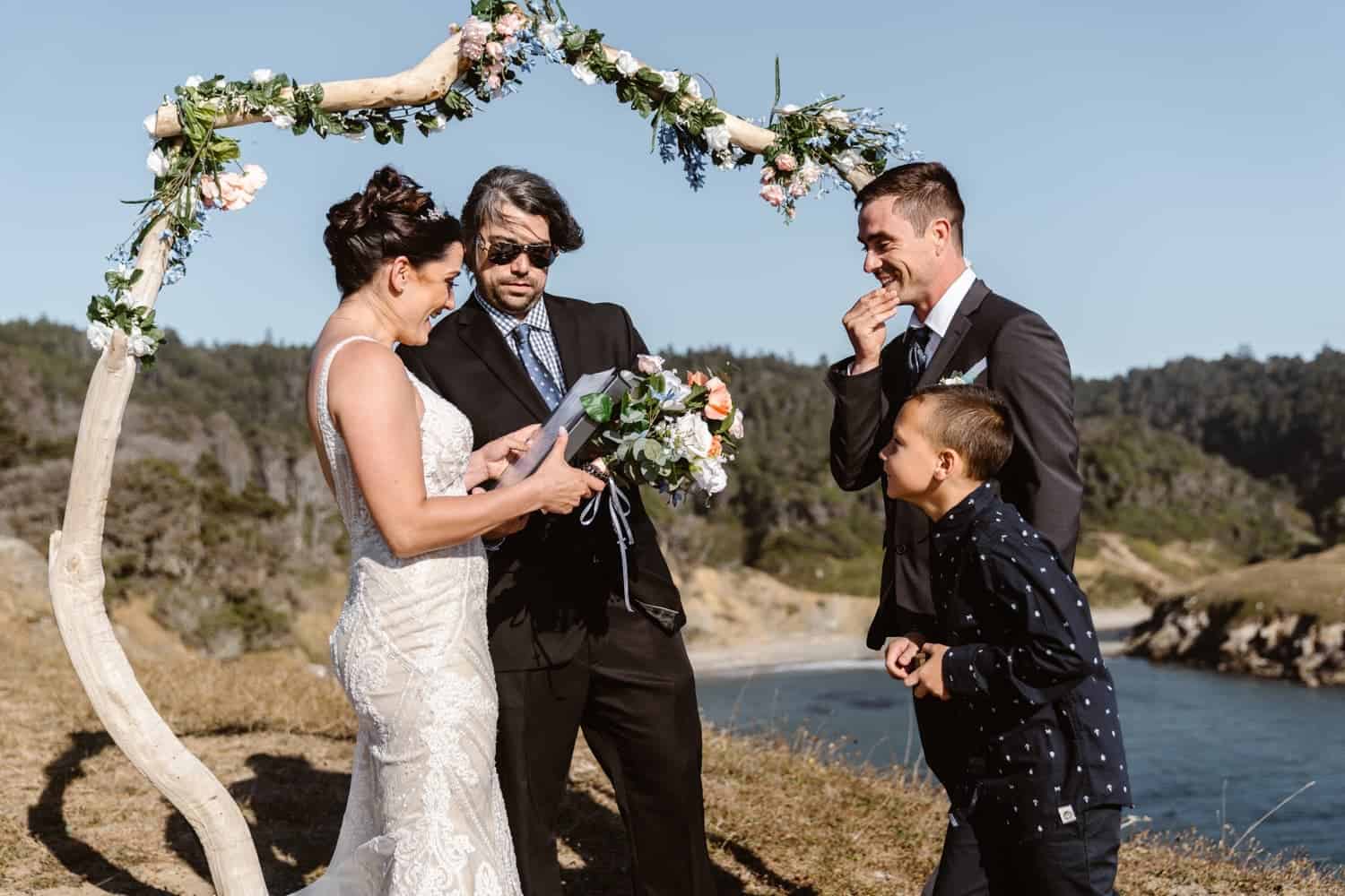 Eloping With Family - Big Sur Elopement