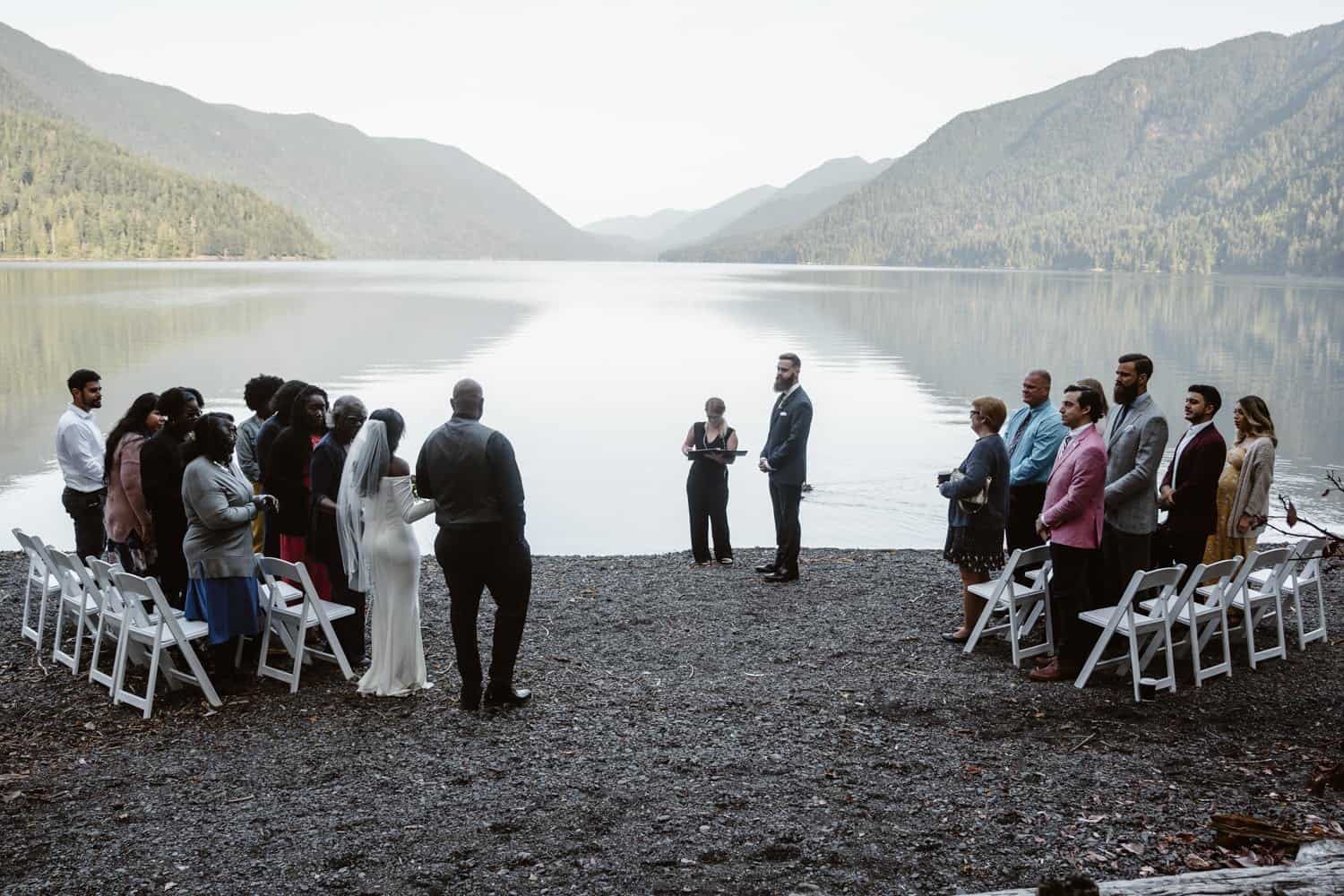 Eloping With Family - Olympic National Park Family Elopement