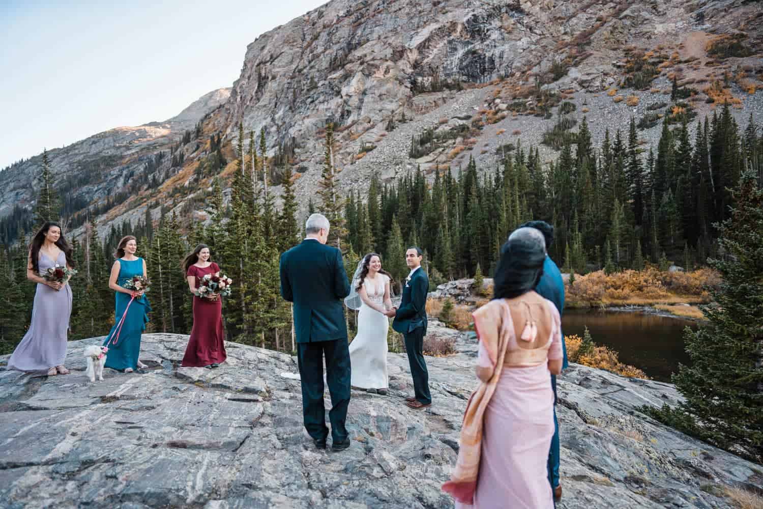 Vow Ceremony Breckenridge Elopement guide and Spots