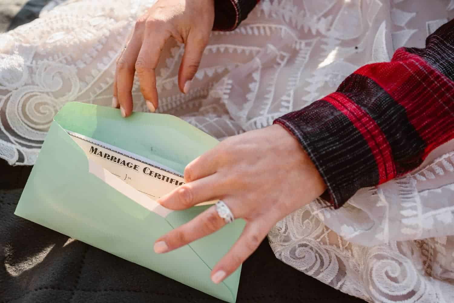 Marriage License What You Should Pack for Your Elopement