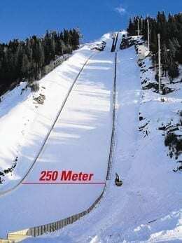 Die große Flugschanze in Vikersund