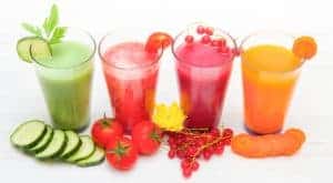 Glasses Of Colored Juices how to juice at home with 4 glasses of different colored juices