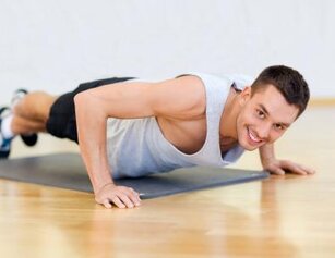 exercise on a mat