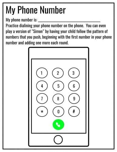 Five Ways To Teach Children Their Phone Number