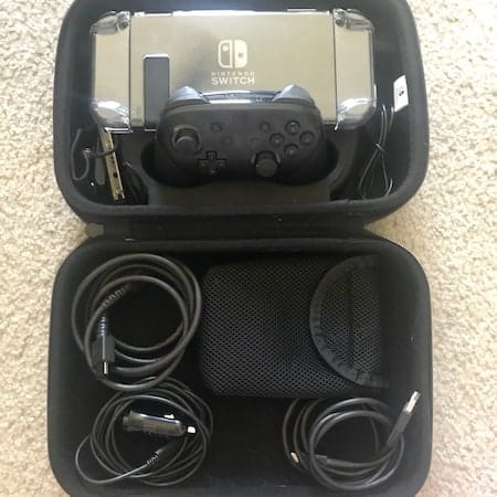 Organize video games: travel organization for Nintendo Switch