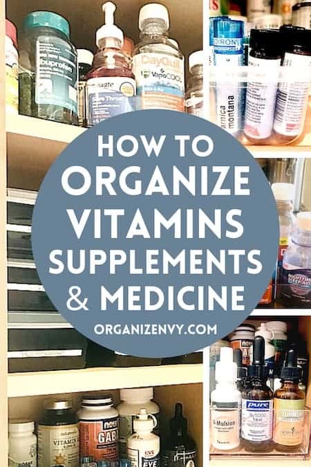How to Organize Vitamins