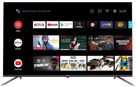 Sanyo 108 cm (43 inches) Kaizen Series 4K Ultra HD Smart Certified Android IPS LED TV