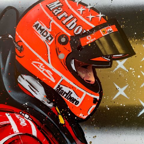 Michael Schumacher Graffiti Painting The Gpbox