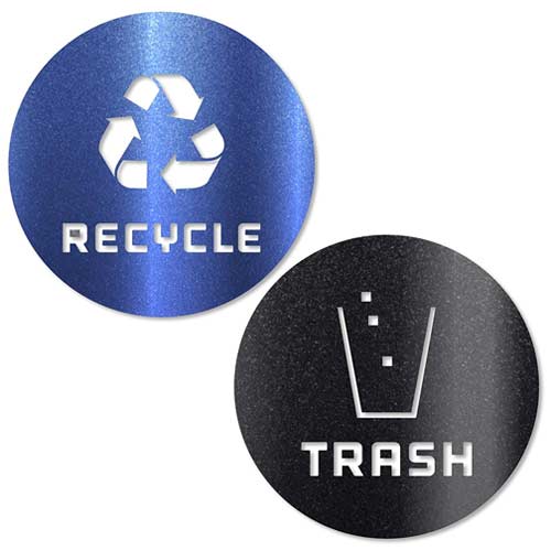 Recycle Stickers, Decals, Labels & for Recycling Trash Cans