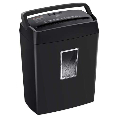 Bonsaii-6-Sheet-Cross-Cut-Paper-Shredder-Black-C204-C