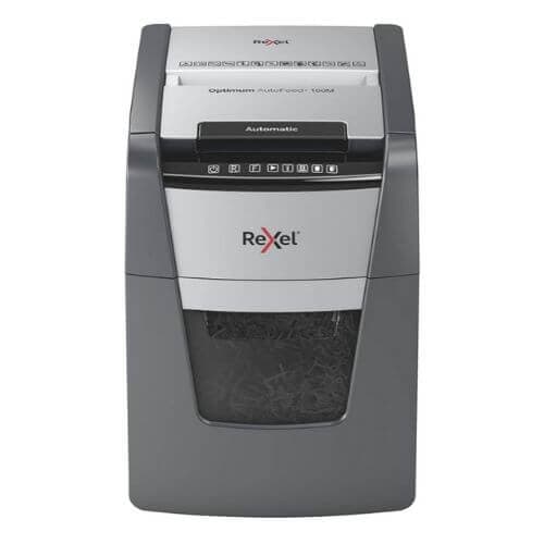 Rexel Optimum AutoFedd+ 100M - Aktenvernichter automatischer Einzug