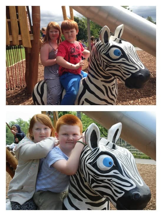 And finally, this one from the other day - taken a year apart at the same place!