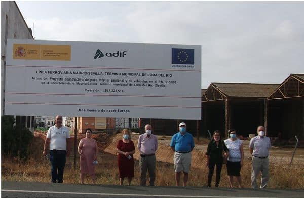 Filtraciones de agua entorpecen las obras del paso de hytasa 1 Miembros de la Plataforma Vecinal de Hytasa