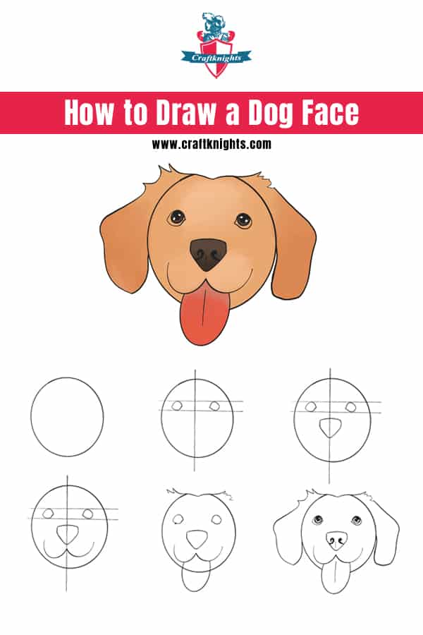 How To Draw A Dog Face How To Images Collection In one of the previous instructions, the team of easydrawingart.com showed you how to portray a dog , and now we will show how to draw a dog face. how to images collection