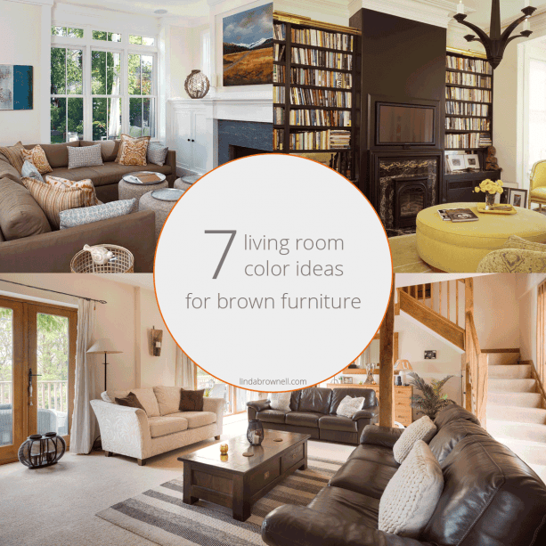7 Most Attractive Living Room Color Ideas For Brown Furniture In