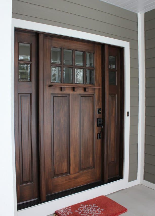 11 Attractive Stained Doors With Painted Trims Ideas To Get