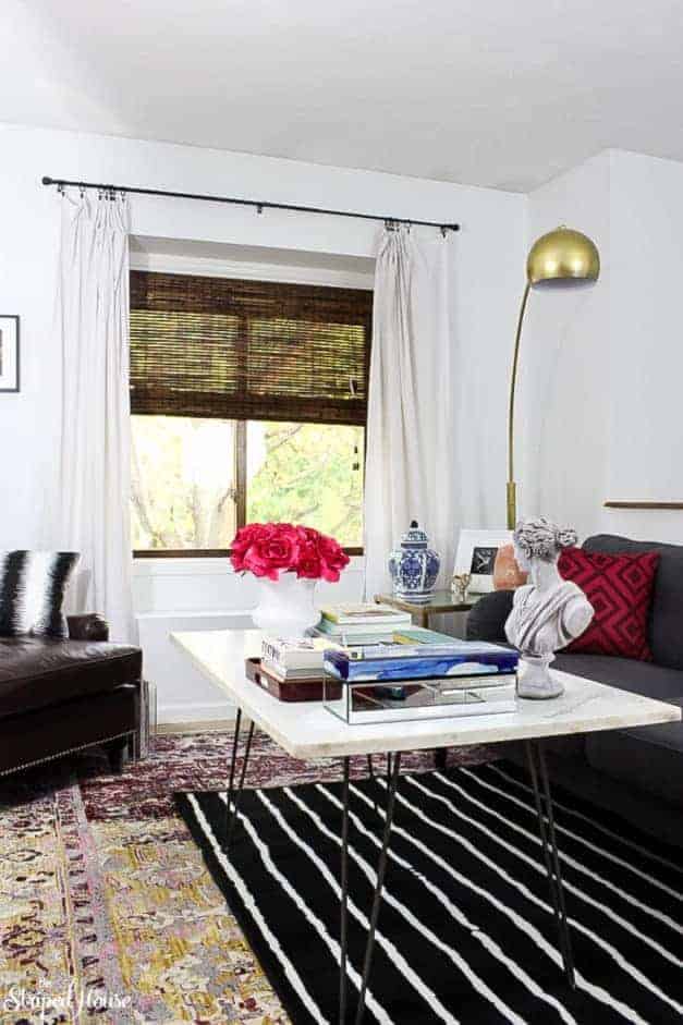 Living Room Makeover Final Reveal And Source List The Striped House