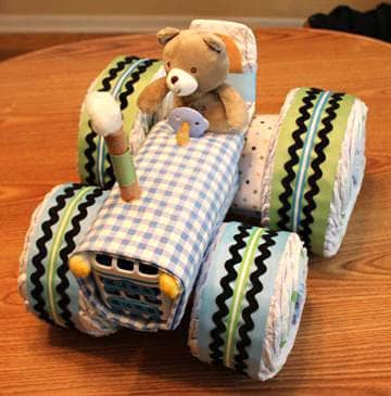 15 Creative Diaper Cakes Diy Baby Shower Party Ideas