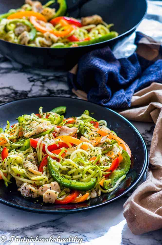 Vegetable Fish Stir Fry Low Carb Keto Gf Paleo That Girl Cooks