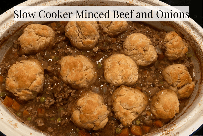 Slow Cooker Minced Beef and Onions Recipe.... | The Diary of a Frugal