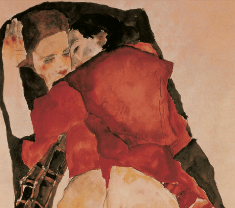 Egon Schiele, Two Girls (lovers)