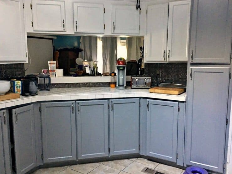 Kitchen Cabinet Makeover A Before And After Project With Paint