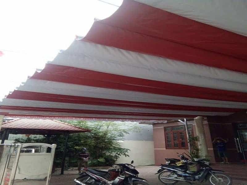 mái che di động, mái xếp di động Q8 mái xếp di động