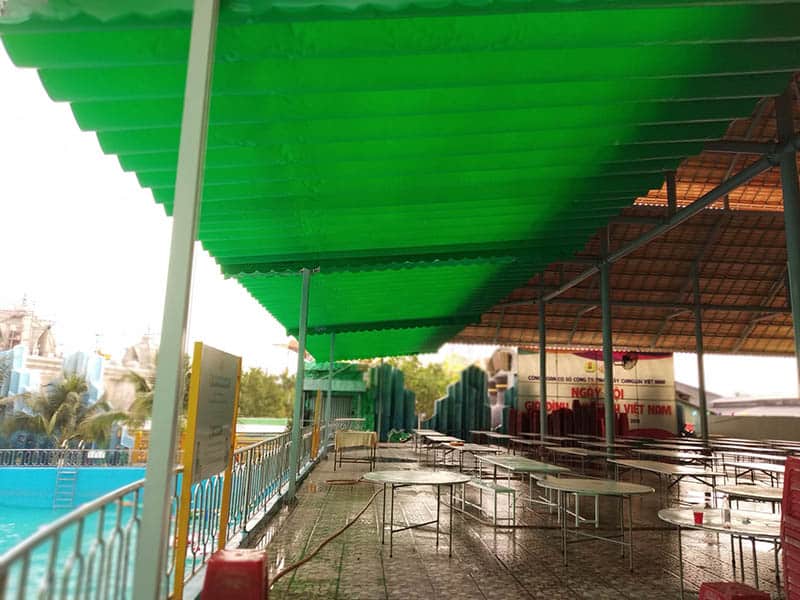 Lắp Đặt Mái che di động, Mái xếp di động, Mái bạt kéo xếp, Mái bạt lùa tại Hậu Giang mái xếp di động