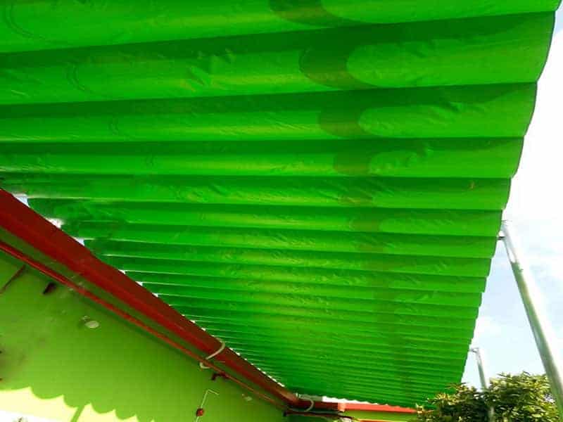 Mái che di động, mái xếp di động Q9 Tp HCM mái xếp di động