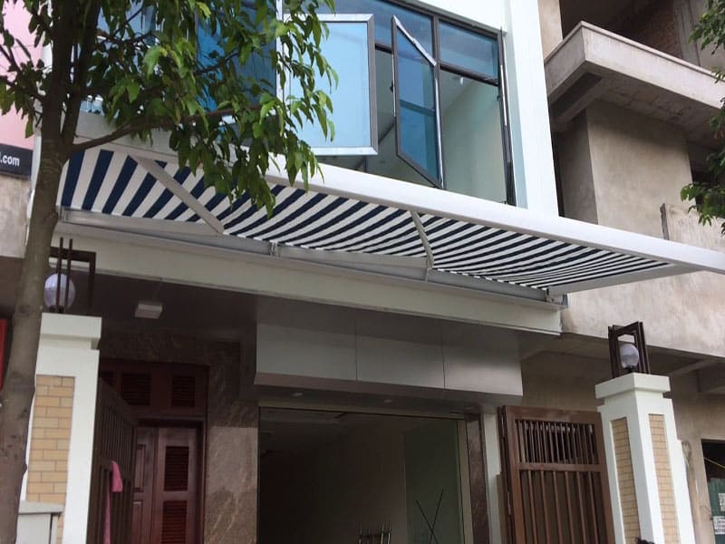 Lắp Đặt Mái che di động, Mái xếp di động, Mái bạt kéo xếp, Mái bạt lùa tại Bến Tre Mái hiên di động cao cấp