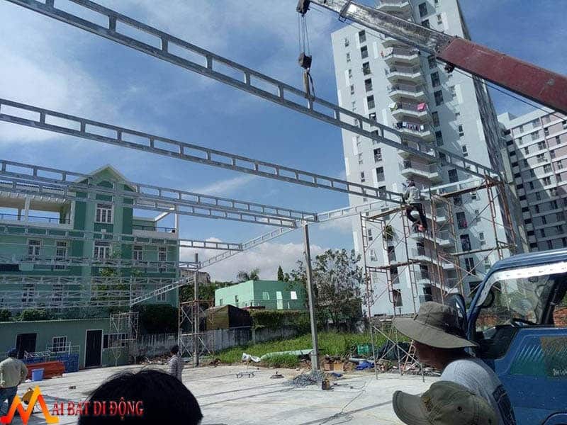 Mái Che Lò Gạch, Mái Xếp Di Động Lò Gạch Khung mái xếp di động