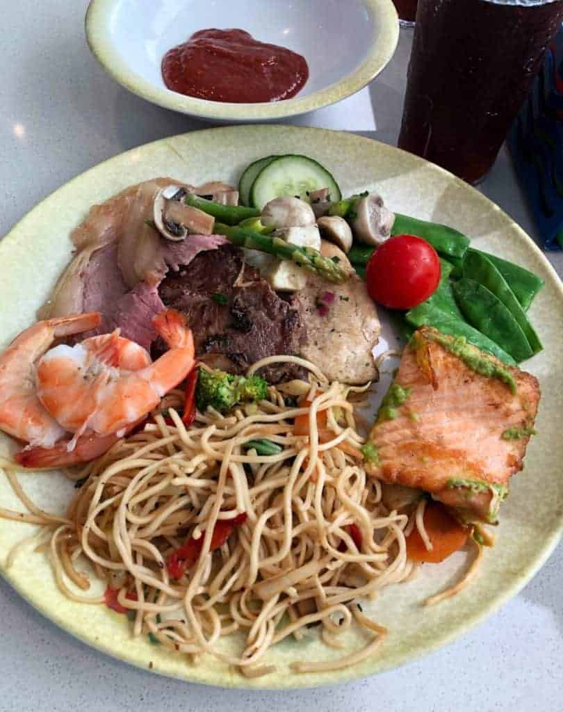 Lunch at Cabanas Disney Magic Transatlantic Cruise