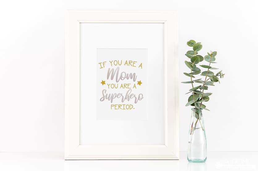 Inspirational Superhero Mom Svg File A Home To Grow Old In