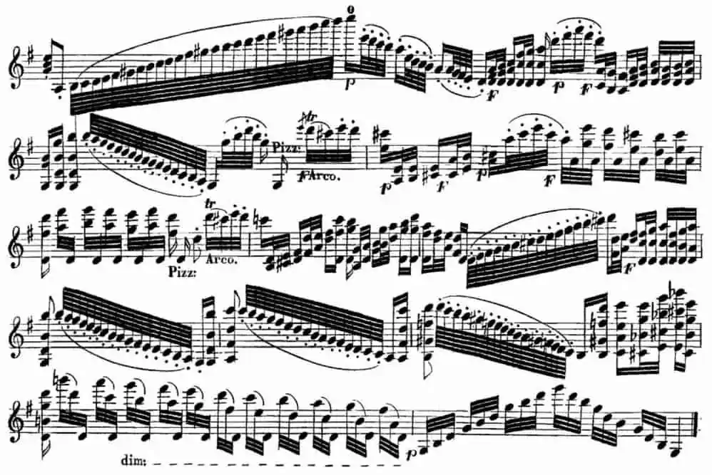 Most Difficult Violin Piece Ted's List
