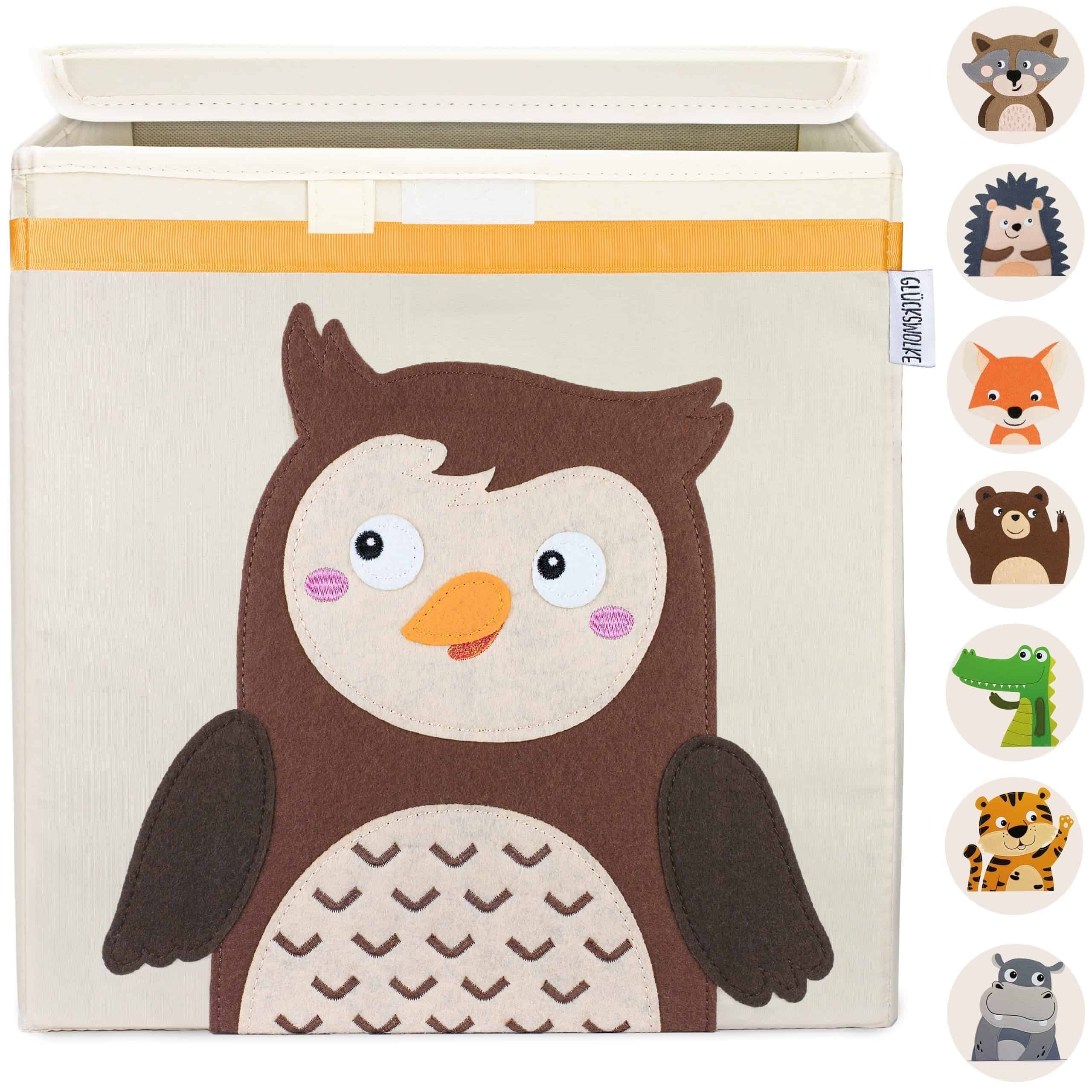 Aufbewahrungsbox Eule Furs Kinderzimmer Gluckswolke
