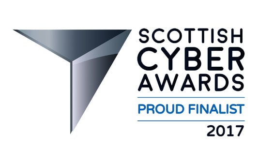 Finalist in the 2017 Scottish Cyber Awards -