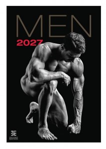 koledar Moški črno bel 2027