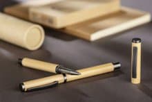 kemični svinčnik Bambus modra ali črna mina