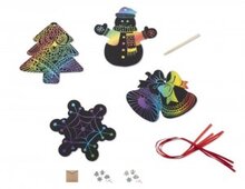 novoletni obeski praskanka set 4 kos