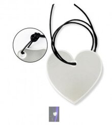 odsevnik obesek srce