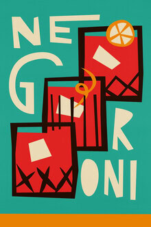 Affiche de boisson à l'ancienne de Fox And Velvet conçue par Fox and Velvet