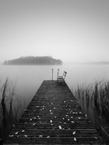 Holger Nimtz, matin brumeux au bord du lac - Allemagne, Europe)